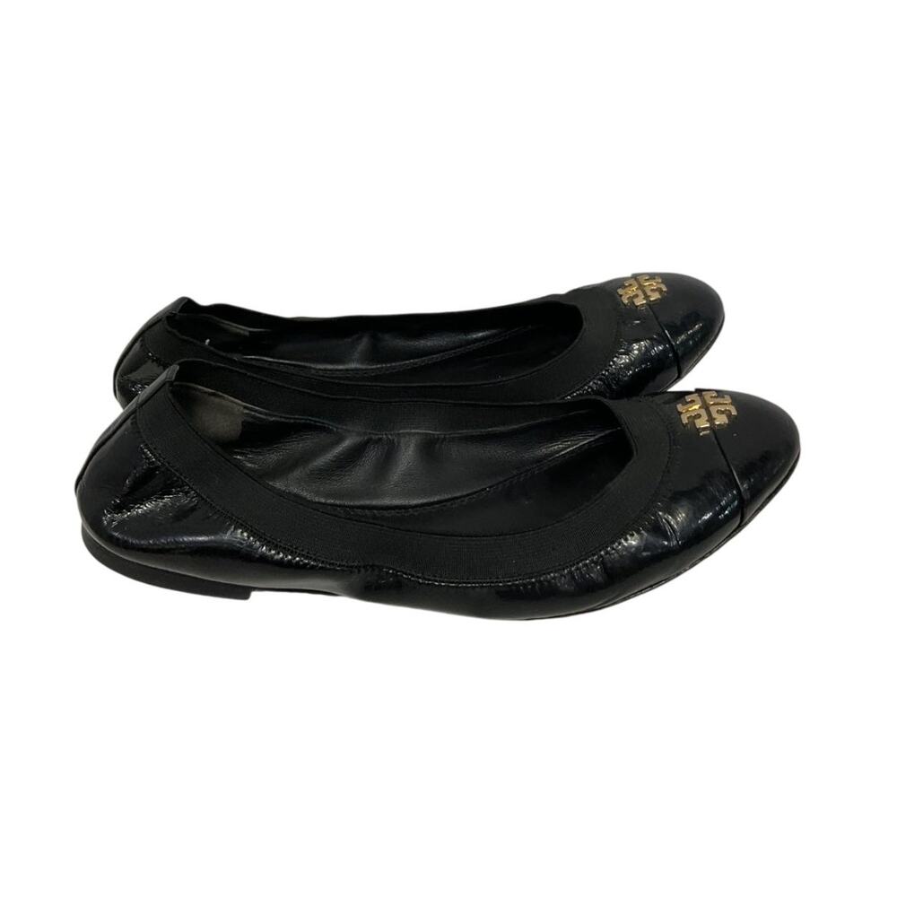 Tory Burch Classic Perfect Black Eleanor Ballet Flats Size 9
